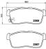 Комплект тормозных колодок, дисковый тормоз BREMBO P 79 020 (фото 1)