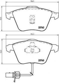 Гальмівні колодки BREMBO P85056 (фото 1)