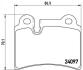 Комплект тормозных колодок, дисковый тормоз BREMBO P 85 111 (фото 1)