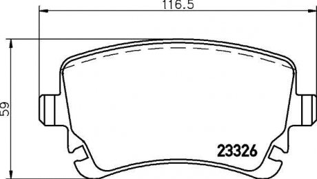 P85143_колодки дисковые задние! \ Audi A4/A6/A8 2.8-4.2/3.0TDi 02> BREMBO P85143 (фото 1)