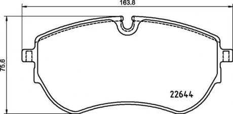 Гальмівні колодки дискові BREMBO P 85 173