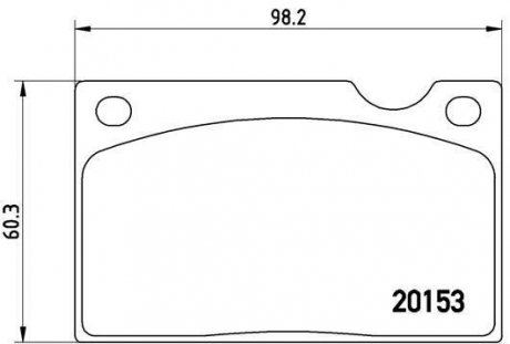 Тормозные колодки дисковые BREMBO P86 003 (фото 1)