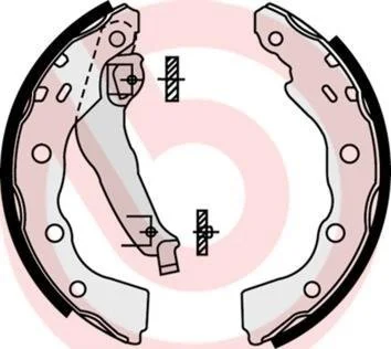 Гальмівні колодки (набір) BREMBO S 54 515