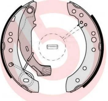 Гальмівні колодки (набір) BREMBO S 61 526