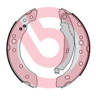 Гальмівна колодка RENAULT CLIO II, THALIA I, TWINGO II 1.2-1.9D 09.98-08.16 BREMBO S68547