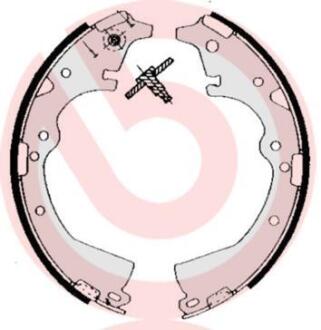 Гальмівні колодки (набір) BREMBO S83511