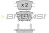 Тормозные колодки зад. Toyota Avensis 00-08 (Bosch) BREMSI BP3112 (фото 1)