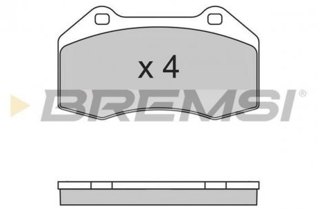 Комплект тормозных колодок BREMSI BP3355