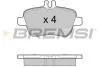 Гальмівні колодки зад. Mercedes Benz C117/W176/W246 BREMSI BP3469 (фото 1)