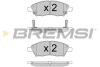 Гальмівні колодки перед. MICRA IV/NOTE/TIIDA 1.2-1.8 07- (AKEBONO) BP3589