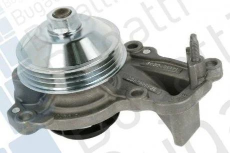 Помпа системи охолодження Citroen C1/C3/C4 Cactus/Peugeot 208/308 1.0/1.2VTi 12-/Opel Corsa 19- (R/B BUGATTI PA10252