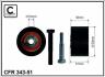 Ролик(пластик) Fiat/Opel 1.9D/1.9CDTI CAFFARO 343-51 (фото 1)
