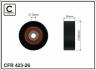 РОЛИК (БЕЗ МЕХАНИЗМА) 65x10x26 F-122332.01 plastic double bearing CAFFARO 42326 (фото 1)