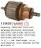 Якорь стартера Volkswagen, Seat, Skoda (выр-во HC-Cargo) 139658