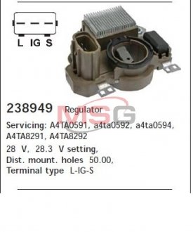 Реле регулятор CARGO 238949