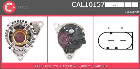 Генератор CASCO CAL10157GS (фото 1)