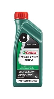1л Brake Fluid DOT-4 тормозная жидкость CASTROL EB-CBFDT4-12X1L (фото 1)