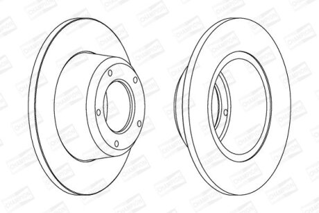 Диск гальмівної CHAMPION 561352CH