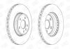 Диск тормозной передний (кртано 2) Audi A4 (B8) CHAMPION 562466CH (фото 1)