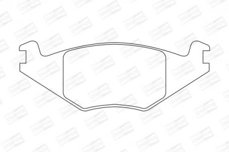 Гальмівні колодки до дисків CHAMPION 571315CH (фото 1)