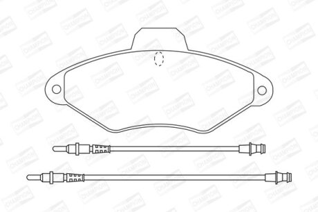 Фото 1 - гальмівні колодки CHAMPION 571757CH Гальмівні колодки CHAMPION 571757CH (фото 1)