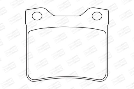 Колодки гальмівні дискові CHAMPION 571899CH