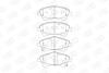 Колодки тормозные дисковые передние Toyota Avensis (T27) (08-18) CHAM CHAMPION 572600CH (фото 1)