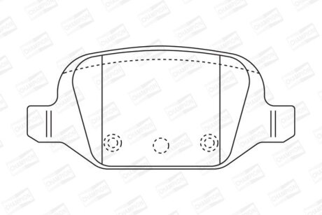 Колодки гальмівні дискові CHAMPION 573019CH