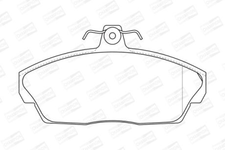 Гальмівні колодки CHAMPION 573203CH