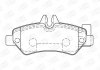 Колодки тормозные дисковые задние Sprinter / VW Crafter 3T (06-) CHAM CHAMPION 573729CH (фото 1)