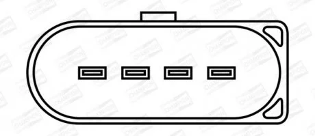 Котушка запалювання AUDI 80 B4, A3, A6 C5, A8 D2, TT SEAT ALHAMBRA, CORDOBA, IBIZA II, LEON, TOLEDO II SKODA OCTAVIA I VW GOLF IV, NEW BEETLE, SHARAN 1.6-4.2 06.93-12.10 CHAMPION BAEA009E