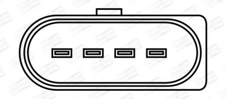 Котушка запалювання AUDI ALLROAD C5, VW PHAETON, TOUAREG 4.2 07.02-03.16 CHAMPION BAEA062E