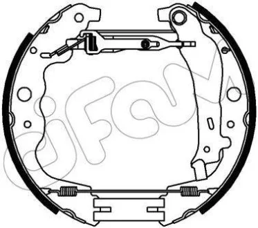 Гальмівні колодки бараб. Captur I/Logan/Sandero/Duster(+монт. к-т та циліндри d=19,05mm MAX Kit) CIFAM 151-357