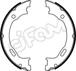 Комплект тормозных колодок, стояночная тормозная система CIFAM 153-242