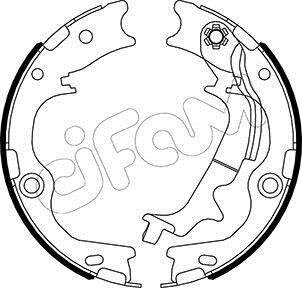Комплект тормозных колодок CIFAM 153-502