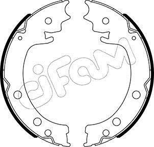 Комлект тормозных накладок CIFAM 153-519 (фото 1)