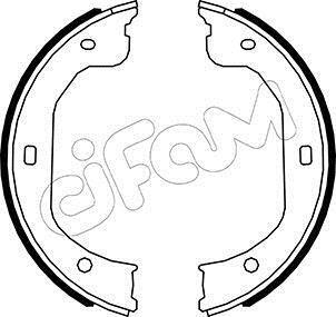 Комлект тормозных накладок CIFAM 153-587