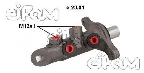 Головний гальмівний циліндр Megane III/Scenic III(D1=23,81mm)(TRW) CIFAM 202-876