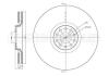 Гальмівний диск A4/A6/Allroad/Exeo (97-13) CIFAM 800-705C (фото 1)