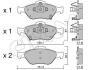 Комплект тормозных колодок, дисковый тормоз CIFAM 822-316-1 (фото 1)