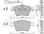 Комплект тормозных колодок, дисковый тормоз CIFAM 822-552-2 (фото 1)