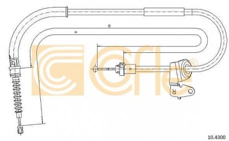 LINKA HAMULCOWA COFLE 104300