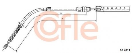 Трос COFLE 104311 (фото 1)