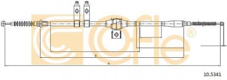 Трос COFLE 105341