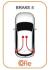 Трос ручного тормоза зад. Л RENAULT TWINGO II 1.2/1.5D 03.07- COFLE 10.6545 (фото 2)