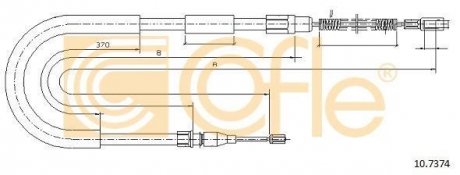 Трос COFLE 107374 (фото 1)