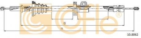 Трос ручного тормоза COFLE 108062