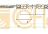 Трос ручного гальма зад. Л/П (1620мм) Skoda Octavia I 1.4/1.6/1.9D 09.96-12.10 COFLE 10.9037 (фото 1)