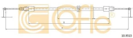 Трос стояночного гальма MB ML320 05- COFLE 10.9515