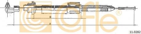 Тросик газу COFLE 110282